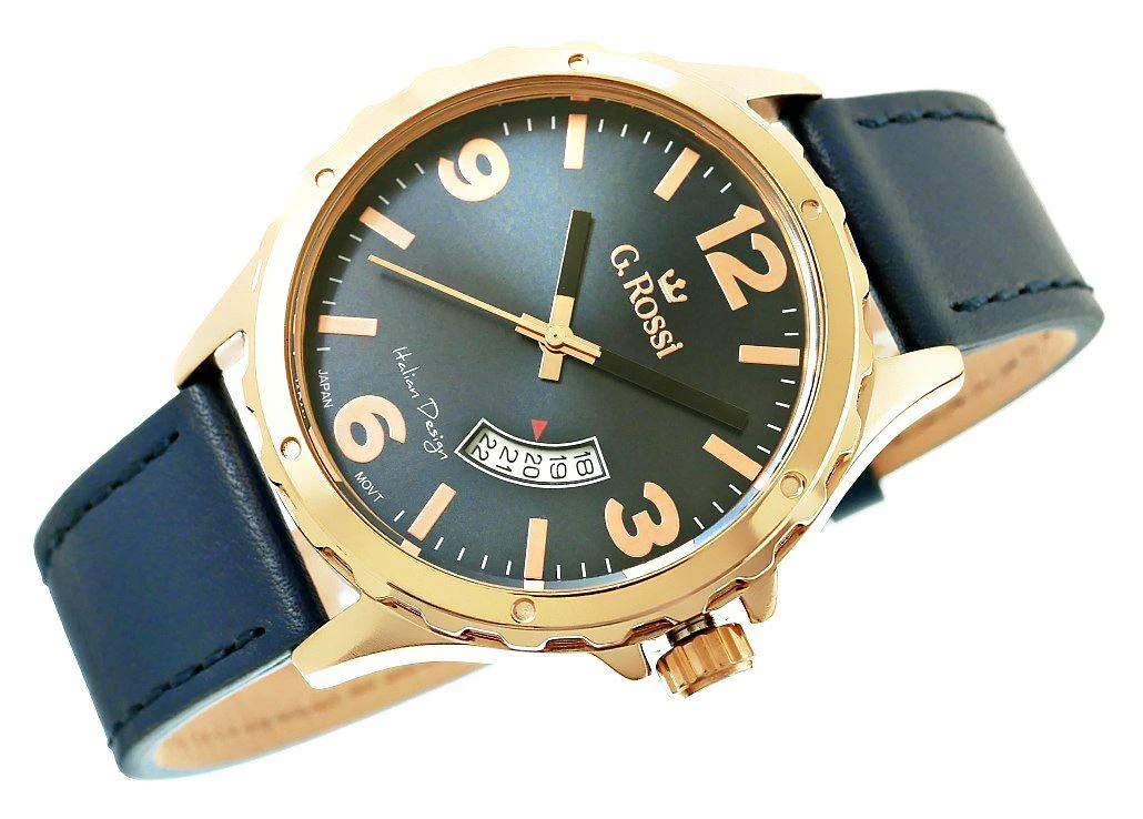 VYRIŠKAS LAIKRODIS G. ROSSI - 10273A (zg207d) + dėžutė