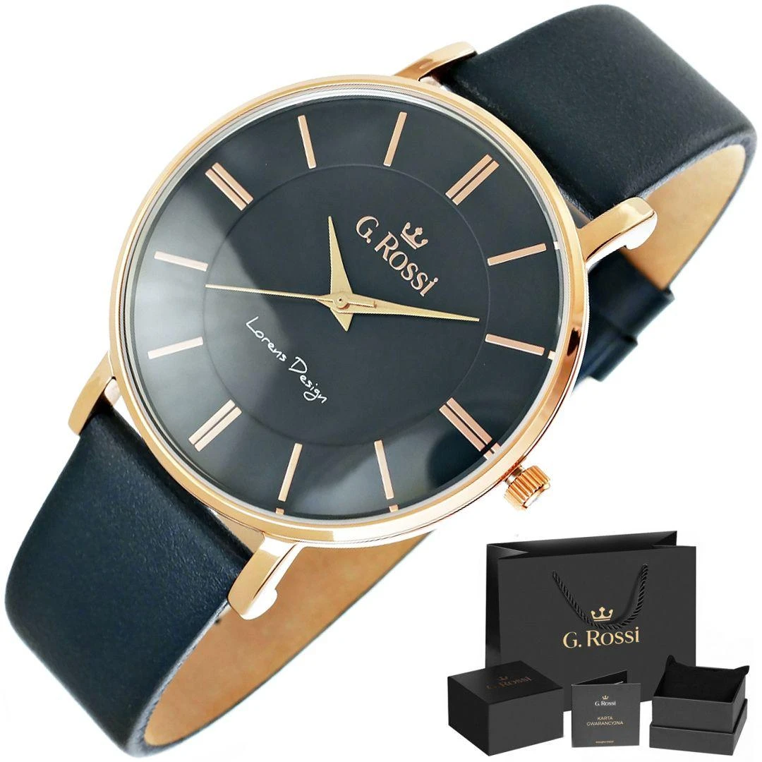 G.Rossi VYRIŠKAS LAIKRODIS G. ROSSI - 10401A (zg190e) + dėžutė