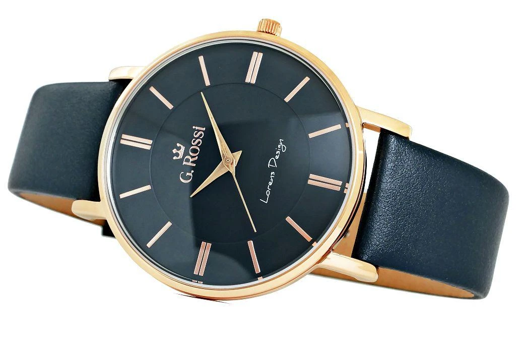 G.Rossi VYRIŠKAS LAIKRODIS G. ROSSI - 10401A (zg190e) + dėžutė