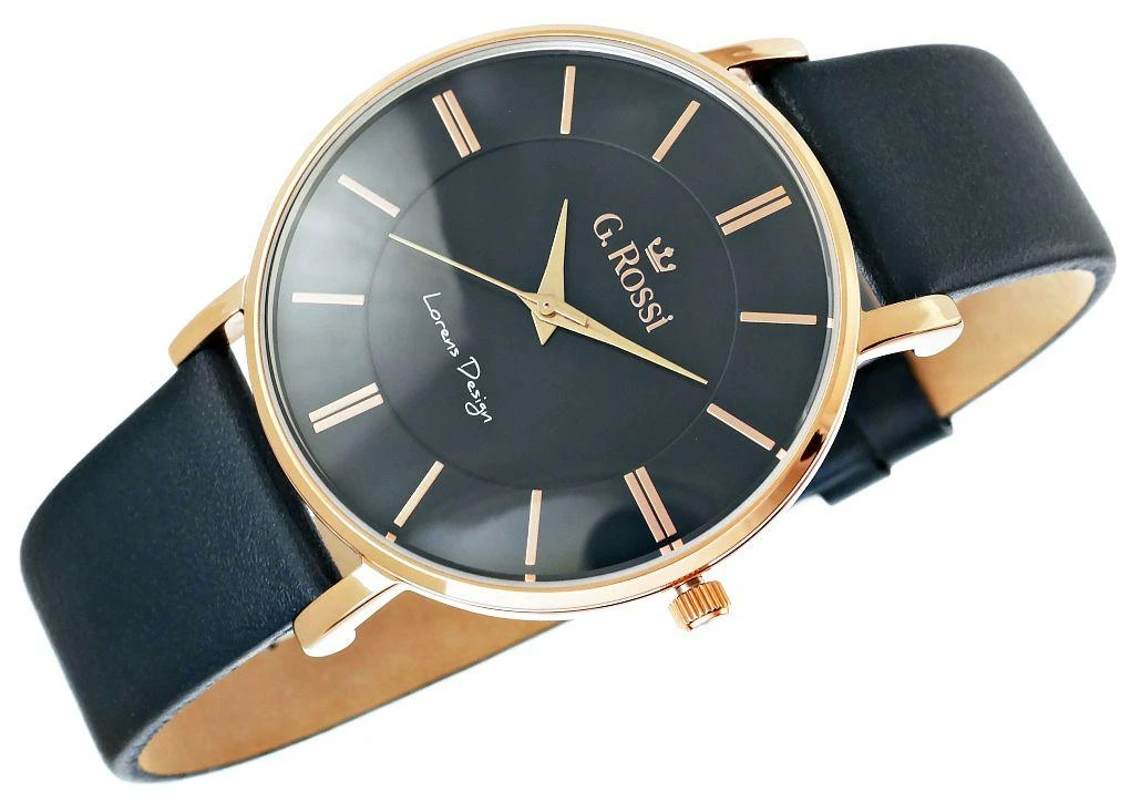 G.Rossi VYRIŠKAS LAIKRODIS G. ROSSI - 10401A (zg190e) + dėžutė