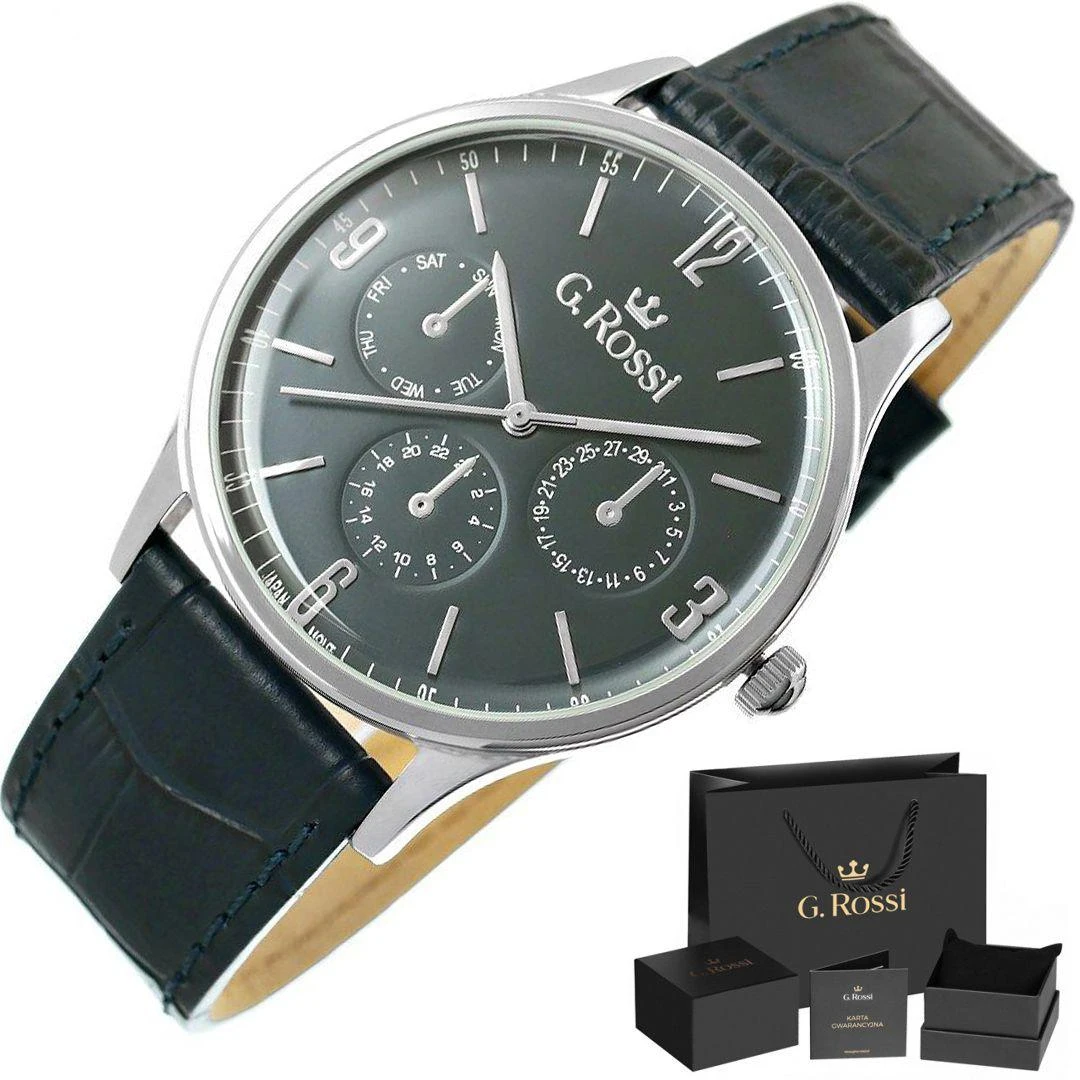 Laikrodis vyrams G. ROSSI - 10737A-6F1 (zg258e) + dėžutė