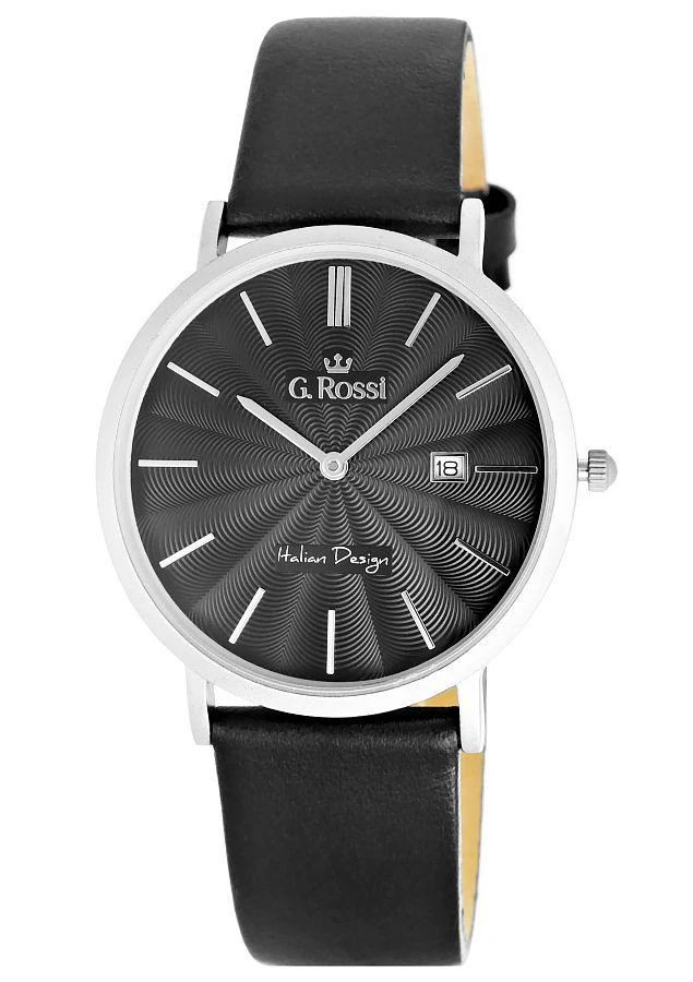 Laikrodis vyrams G. ROSSI - 10853A - SLIM (zg184c) + dėžutė