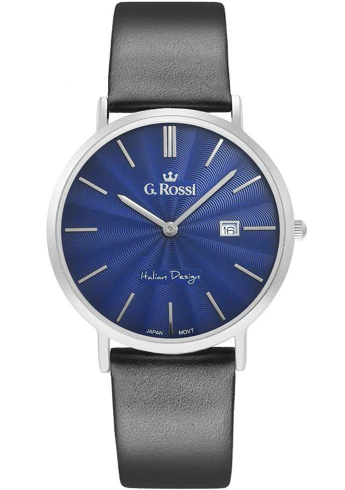 Laikrodis vyrams G. ROSSI - 10853A - SLIM (zg184b) + dėžutė