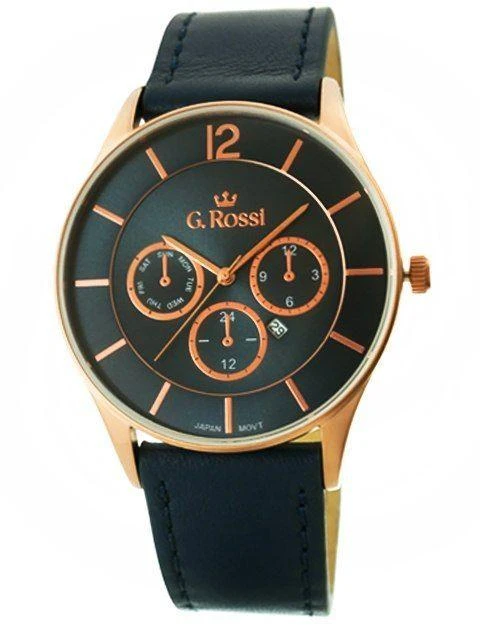Laikrodis vyrams G. ROSSI - 7028A (zg205f) + dėžutė