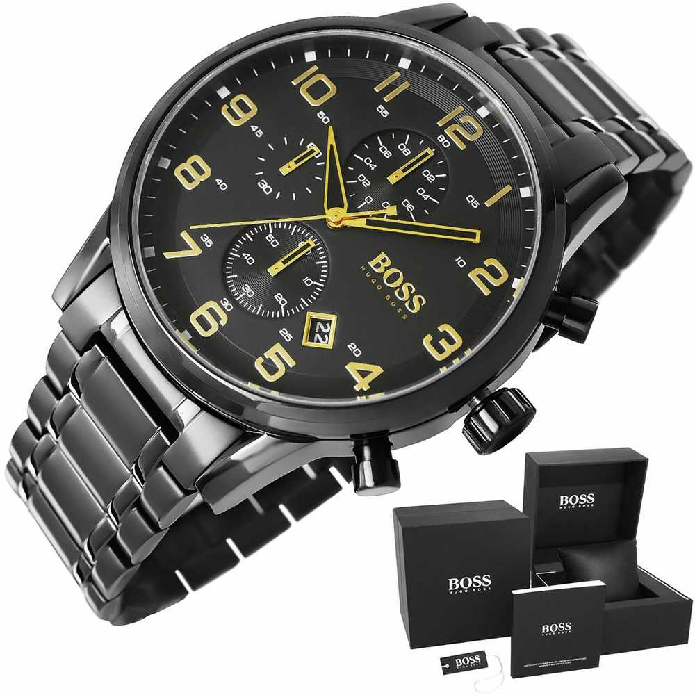 VYRIŠKAS LAIKRODIS HUGO BOSS 1513275 – AEROLINER CHRONO (zh020a)