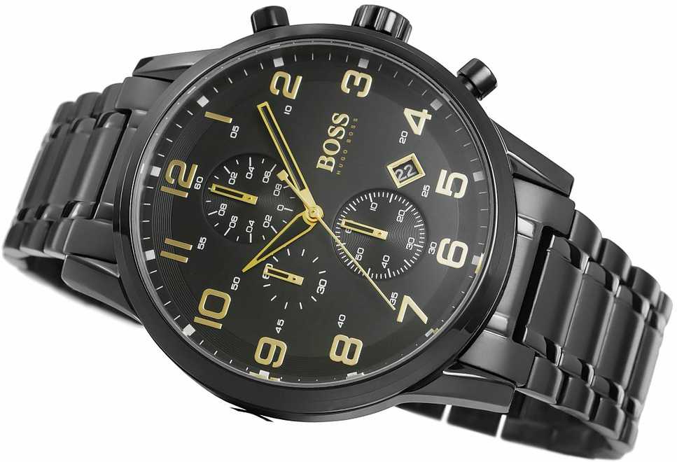 VYRIŠKAS LAIKRODIS HUGO BOSS 1513275 – AEROLINER CHRONO (zh020a)