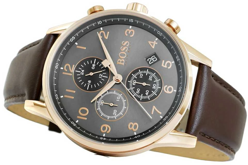 Laikrodis HUGO BOSS MEN'S WATCH 1513496 - NAVIGATOR (zh010b)