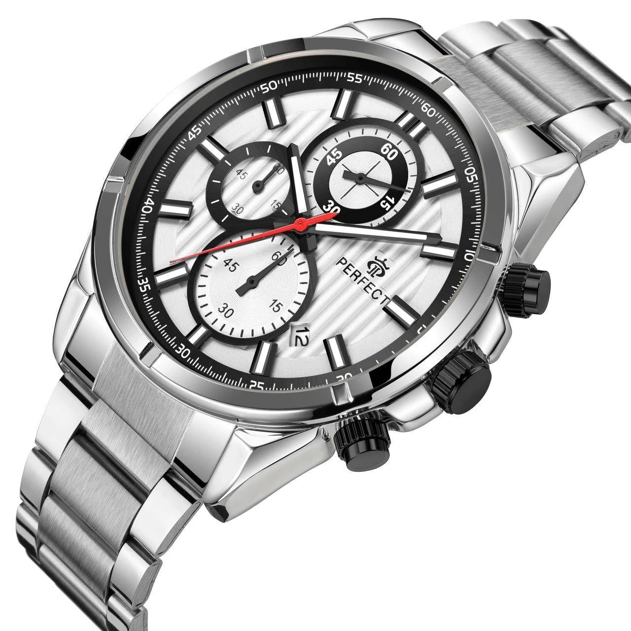 Laikrodis vyrams PERFECT CH03M - CHRONOGRAF (zp358d) + dėžutė