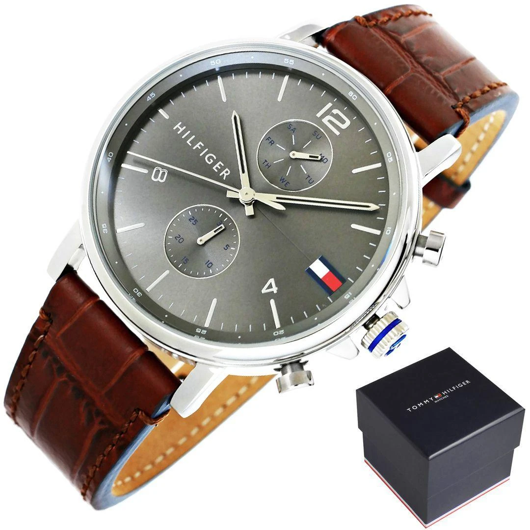 TOMMY HILFIGER VYRIŠKAS LAIKRODIS 1710416 DANIEL (zf010a) + DĖŽUTĖ