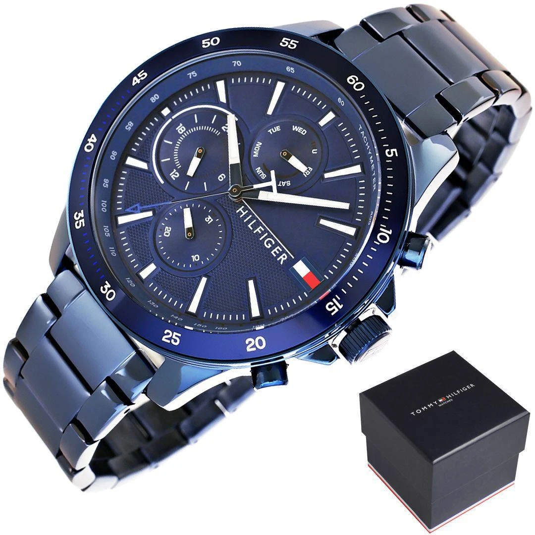 Laikrodis TOMMY HILFIGER MEN'S WATCH 1791720 BANK (zf022b)