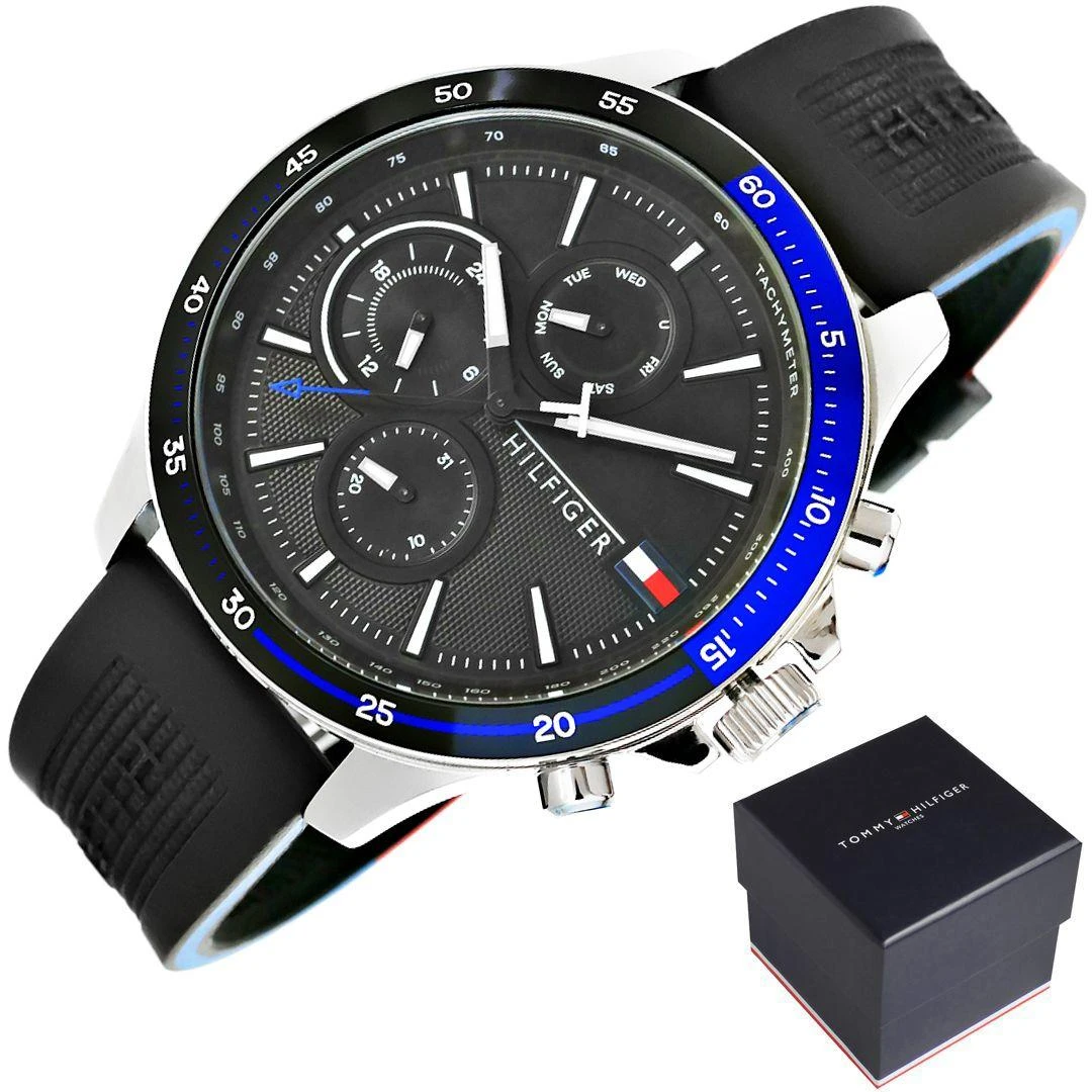 Vyriškas laikrodis TOMMY HILFIGER 1791724 BANK (zf023d)