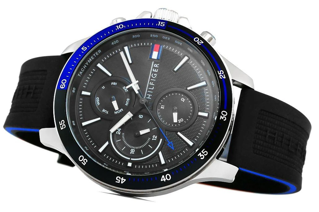 Vyriškas laikrodis TOMMY HILFIGER 1791724 BANK (zf023d)