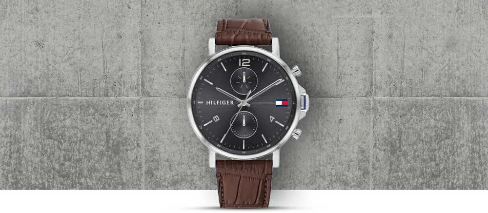 TOMMY HILFIGER VYRIŠKAS LAIKRODIS 1710416 DANIEL (zf010a) + DĖŽUTĖ