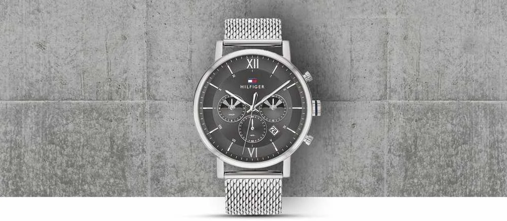 Vyriškas laikrodis TOMMY HILFIGER 1710396 EVAN (zf033d) + BOX