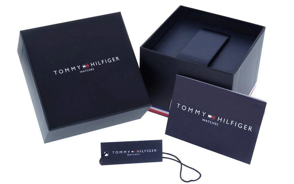 Vyriškas laikrodis TOMMY HILFIGER 1710396 EVAN (zf033d) + BOX