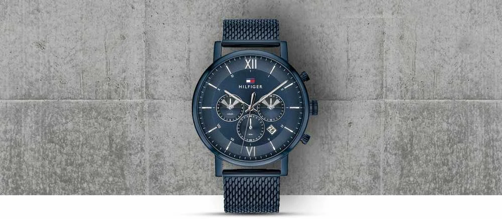 Vyriškas laikrodis TOMMY HILFIGER 1710397 EVAN (zf033c) + BOX