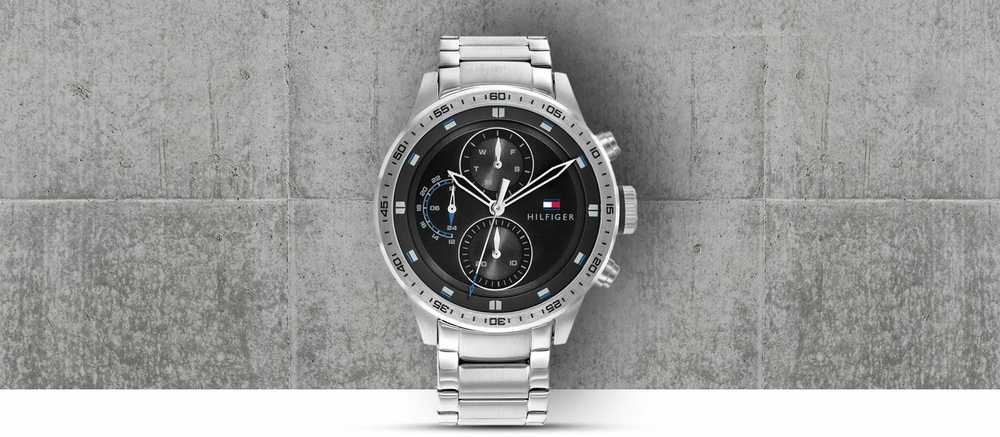 Vyriškas laikrodis TOMMY HILFIGER 1791805 TRENT (zf068a) + BOX