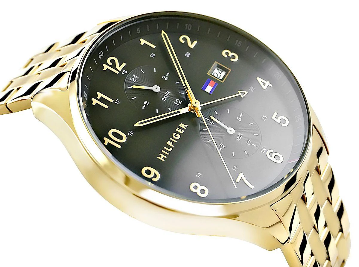 Laikrodis TOMMY HILFIGER MEN'S WATCH 1791708 WEST (zf018b) + BOX