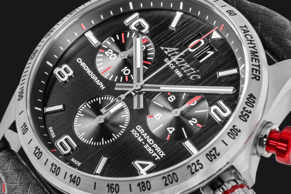 Vyriškas laikrodis Atlantic Grand Prix Chrono 55463.41.65 + BOX