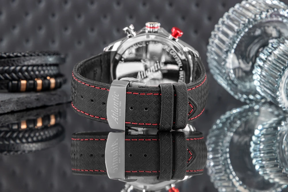 Vyriškas laikrodis Atlantic Grand Prix Chrono 55463.41.65 + BOX