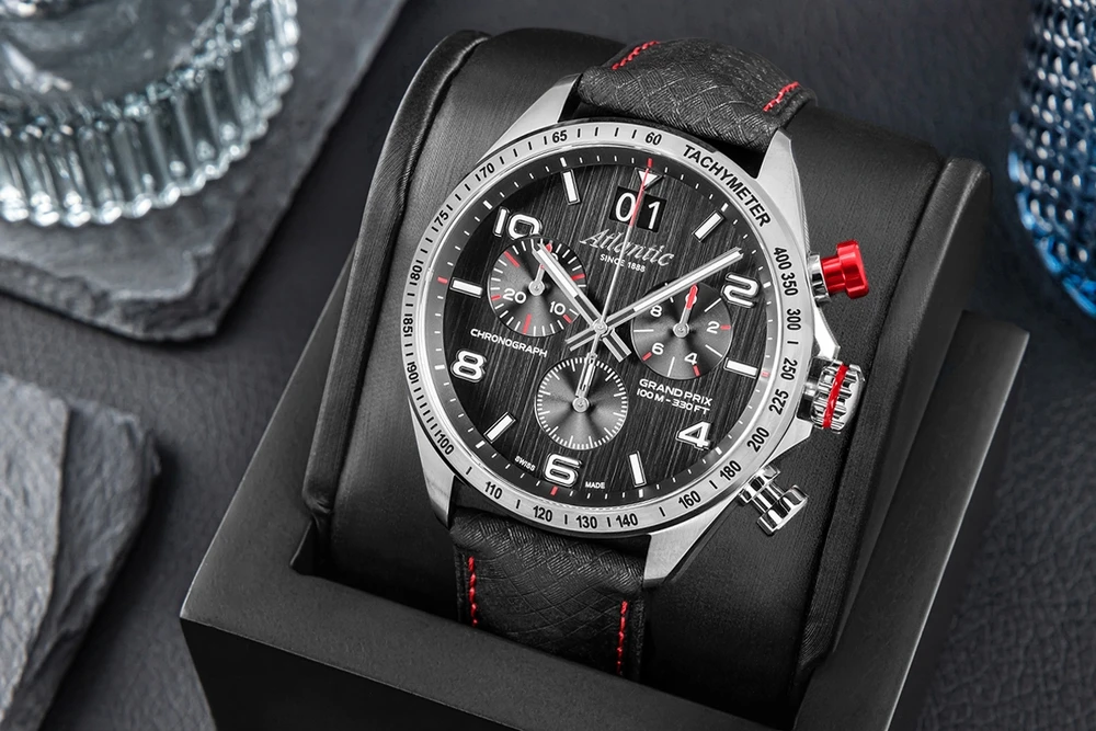Vyriškas laikrodis Atlantic Grand Prix Chrono 55463.41.65 + BOX