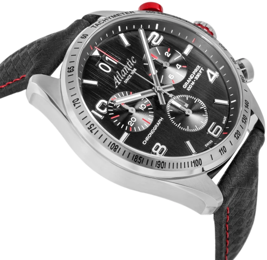 Vyriškas laikrodis Atlantic Grand Prix Chrono 55463.41.65 + BOX