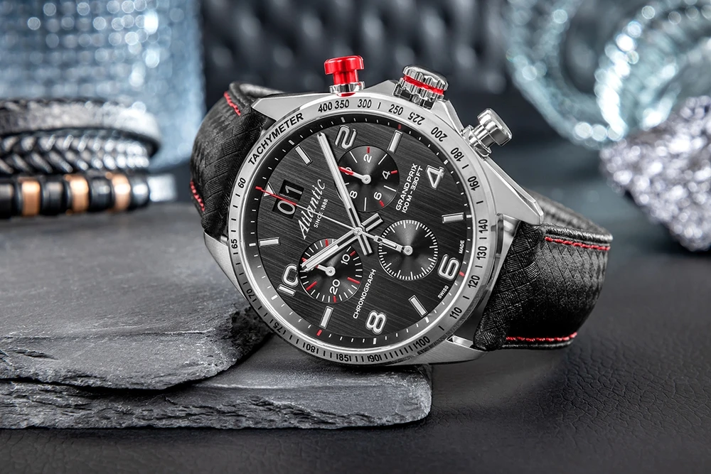 Vyriškas laikrodis Atlantic Grand Prix Chrono 55463.41.65 + BOX