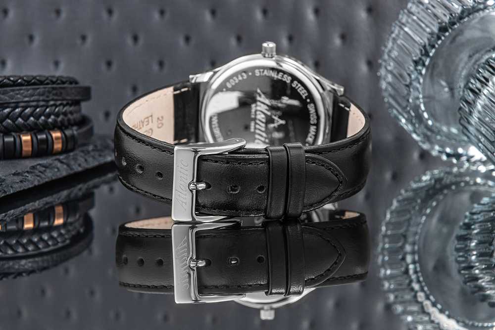 Laikrodis „Atlantic“ „Seabase 60343.41.61 Sapphire 50M“.