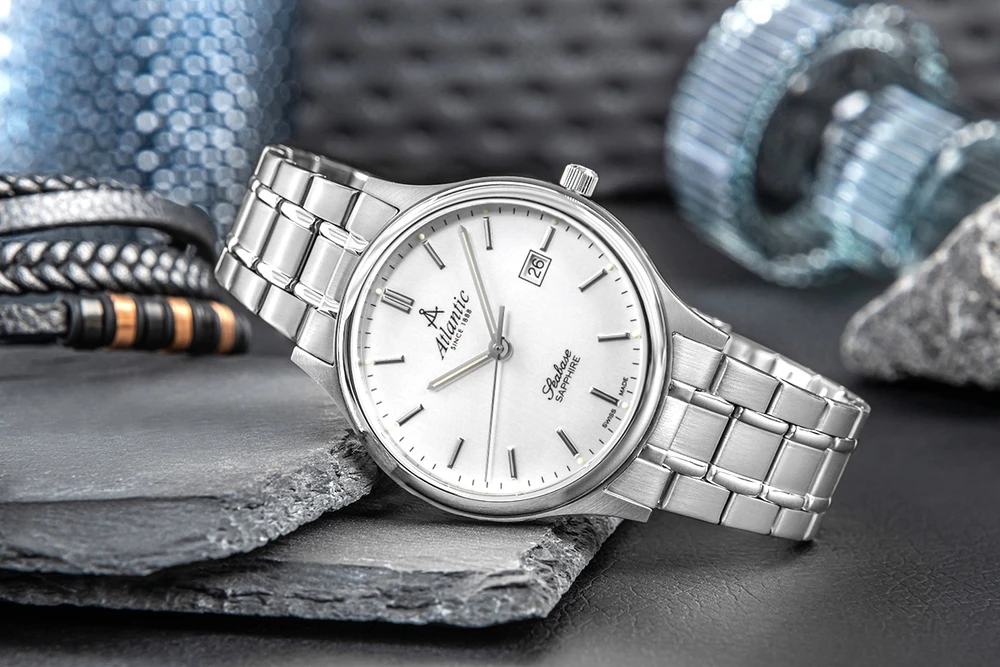 Vyriškas laikrodis Atlantic Seabase 60348.41.21 + BOX