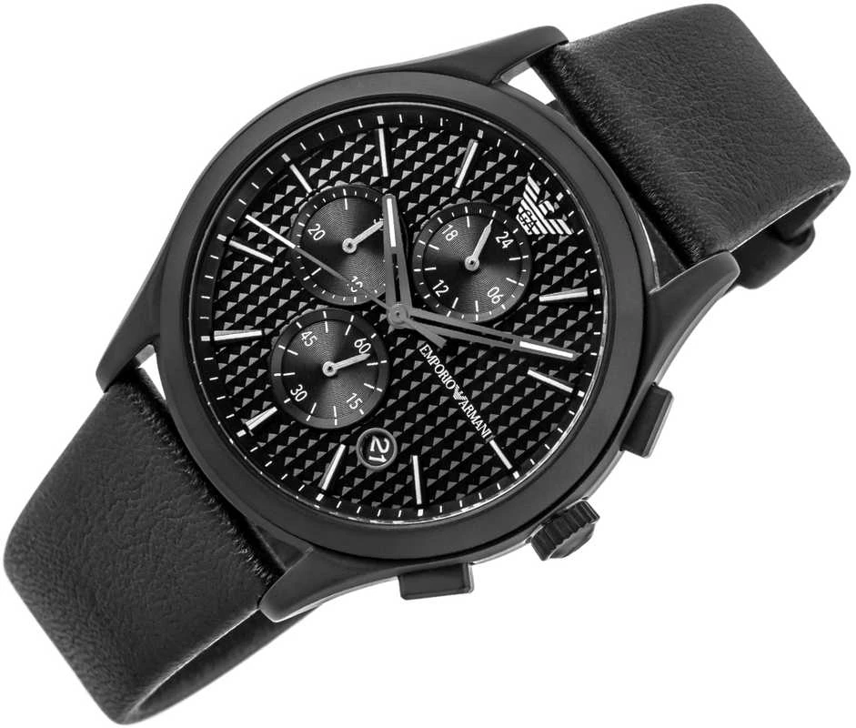 Vyriškas laikrodis + Apyrankė EMPORIO ARMANI Paolo AR80070SET + Dėžutė
