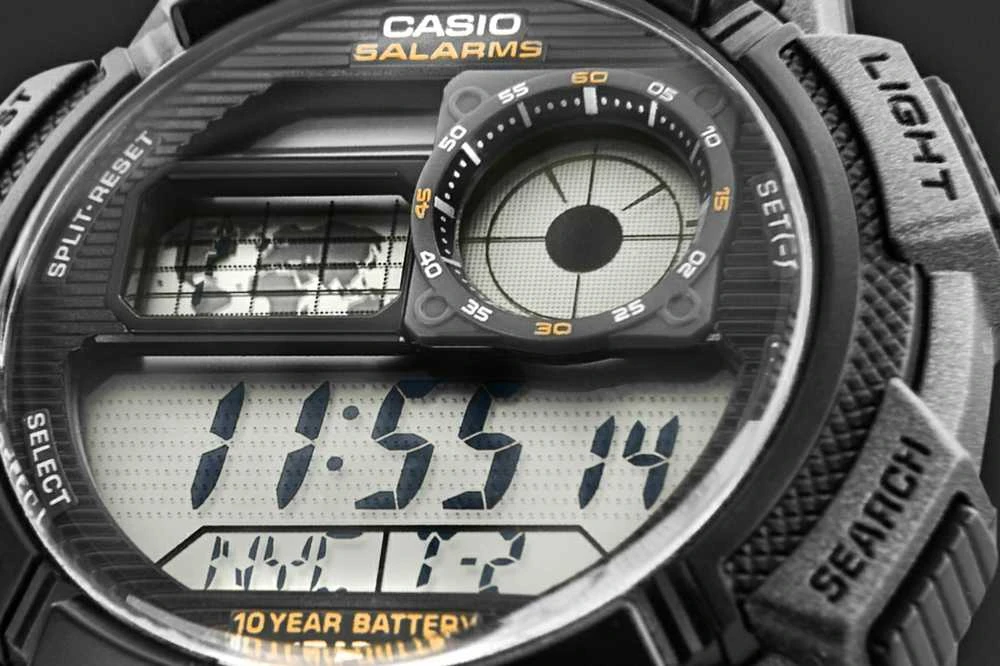 VYRIŠKAS LAIKRODIS CASIO AE-1000W 1AV (zd073a) - WORLD TIME