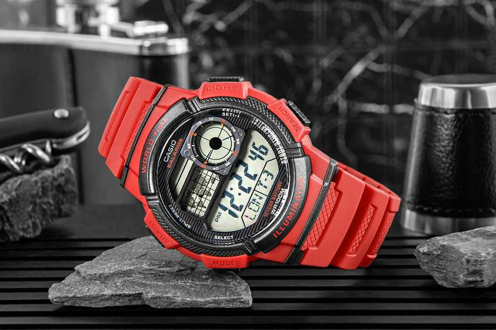 VYRIŠKAS LAIKRODIS CASIO AE-1000W 4AV (zd073c) - WORLD TIME