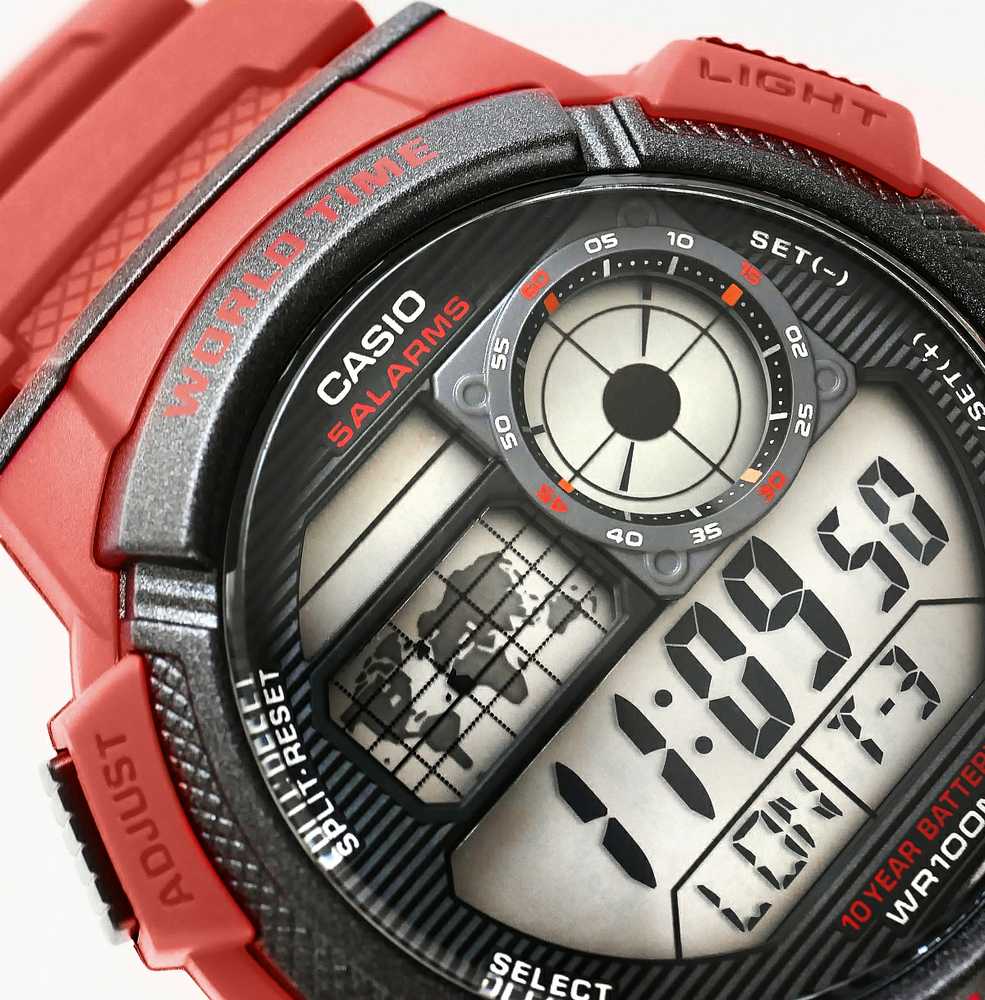VYRIŠKAS LAIKRODIS CASIO AE-1000W 4AV (zd073c) - WORLD TIME