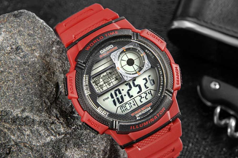 VYRIŠKAS LAIKRODIS CASIO AE-1000W 4AV (zd073c) - WORLD TIME