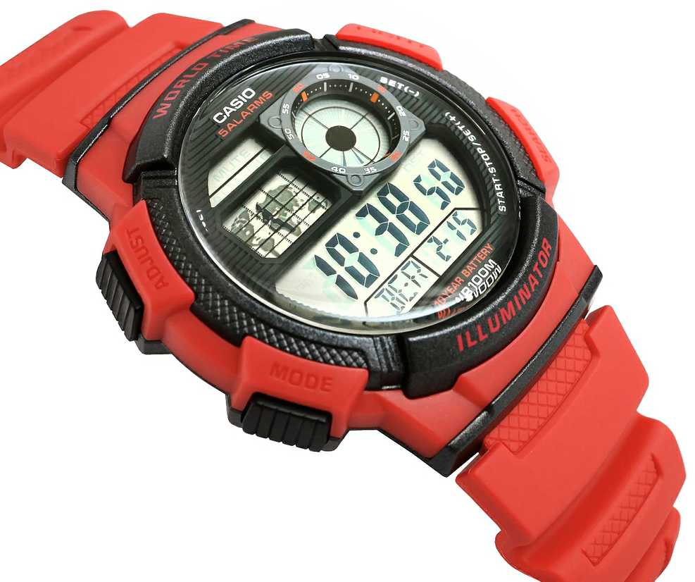 VYRIŠKAS LAIKRODIS CASIO AE-1000W 4AV (zd073c) - WORLD TIME