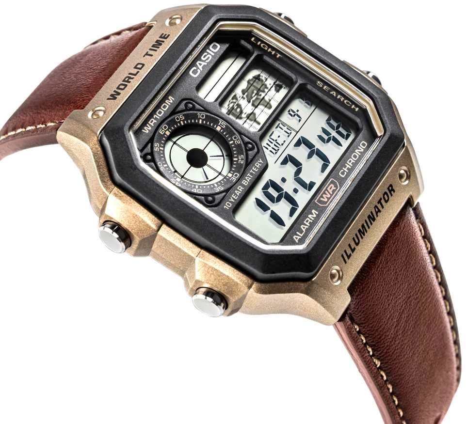 Vyriškas laikrodis CASIO AE-1200WHL-5A + BOX