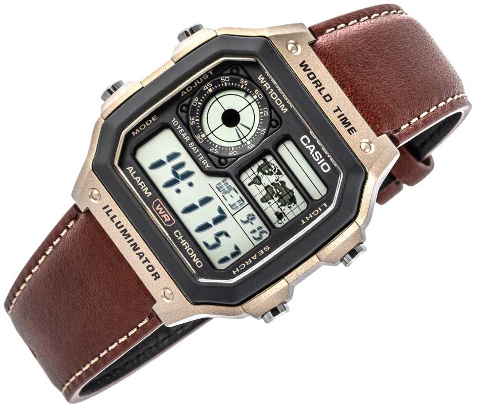 Vyriškas laikrodis CASIO AE-1200WHL-5A + BOX