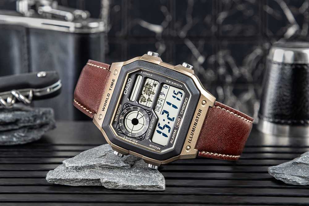 Vyriškas laikrodis CASIO AE-1200WHL-5A + BOX