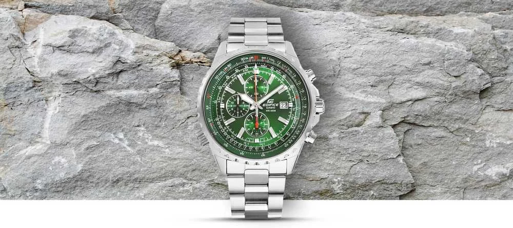 Laikrodis Casio EF-527D-3AVUEF - Sukurtas aviatoriams