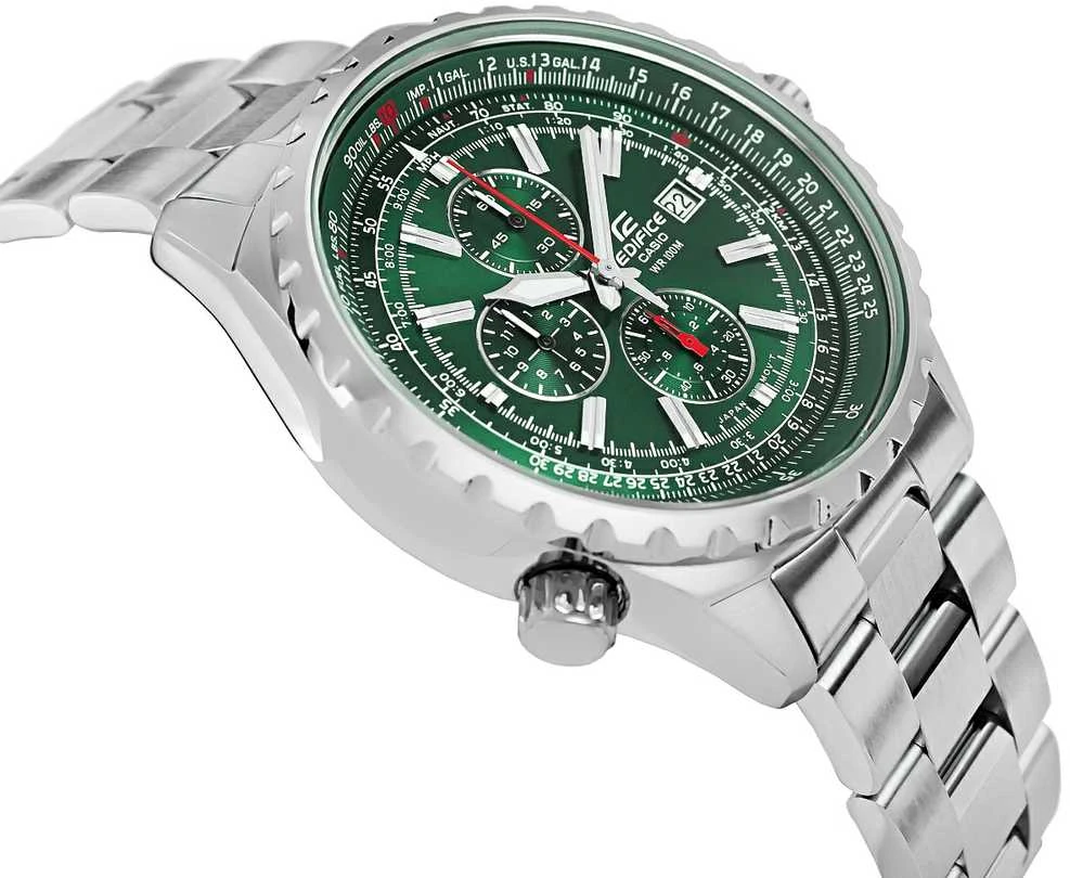 Laikrodis Casio EF-527D-3AVUEF - Sukurtas aviatoriams