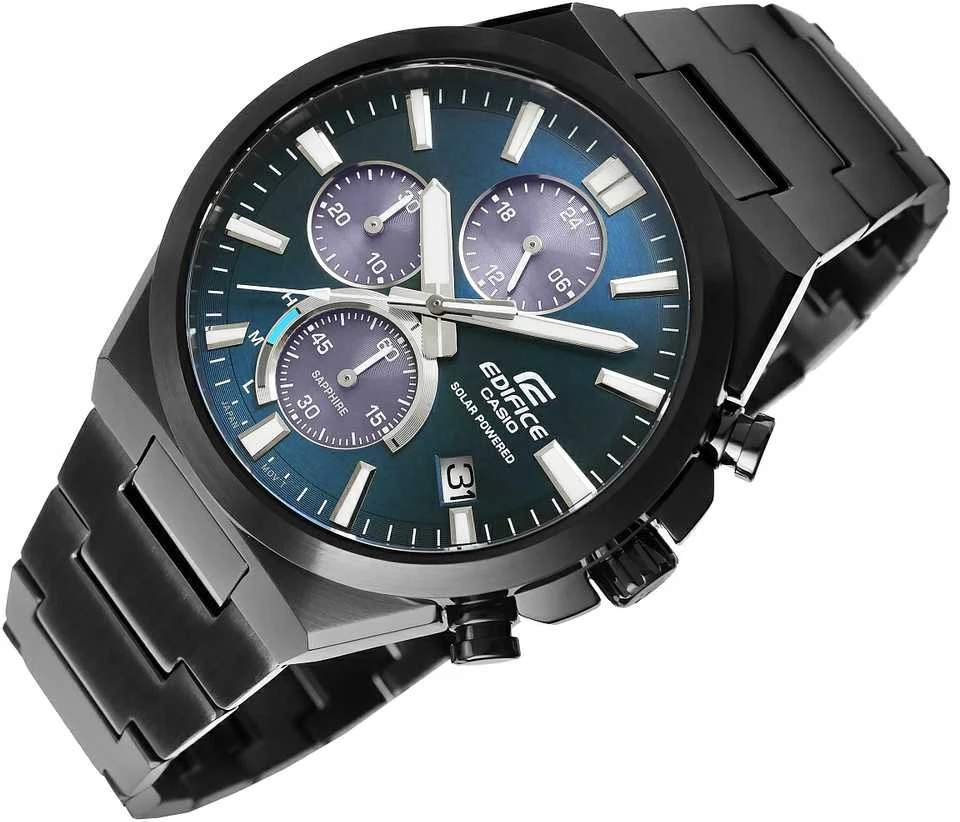 Laikrodis Casio Edifice saulės energija varomas chronografas EFS-S630DC-2AVUEF