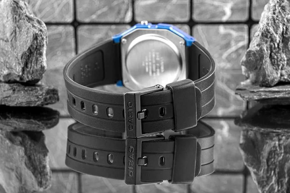 Laikrodis Casio F-91WM-2A, Mėlynas