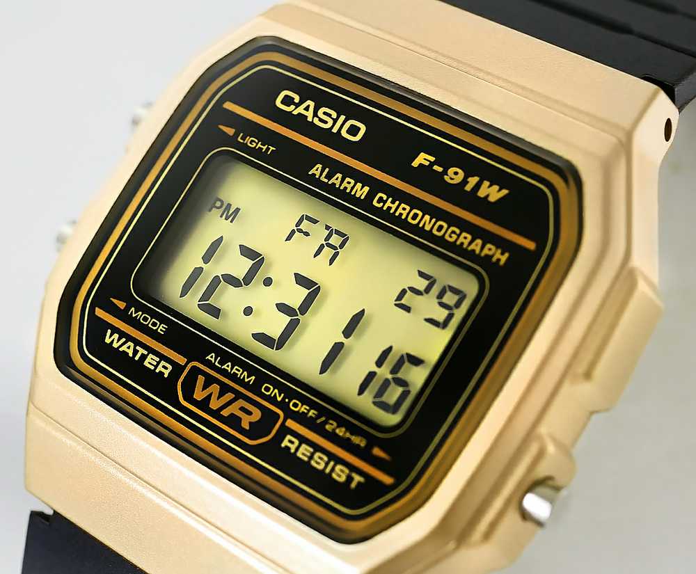 Casio Vyriškas laikrodis F-91WM-9ADF