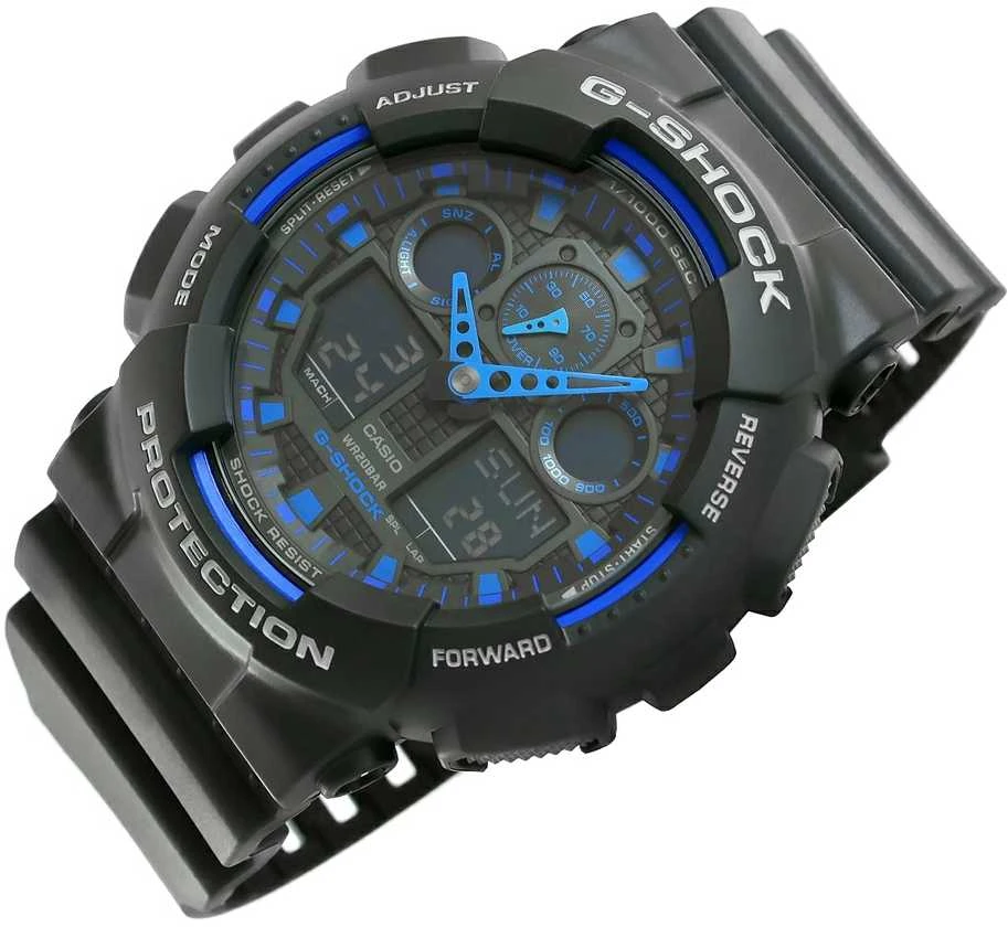 VYRIŠKAS LAIKRODIS CASIO G-SHOCK GA-100-1A2ER (zd135b)
