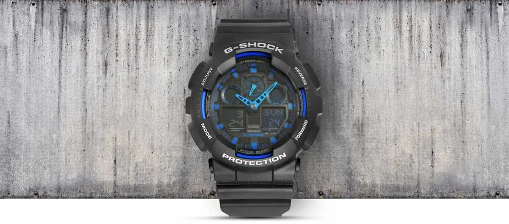 VYRIŠKAS LAIKRODIS CASIO G-SHOCK GA-100-1A2ER (zd135b)
