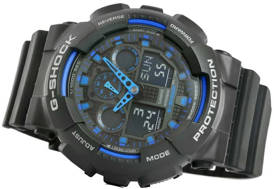 VYRIŠKAS LAIKRODIS CASIO G-SHOCK GA-100-1A2ER (zd135b)