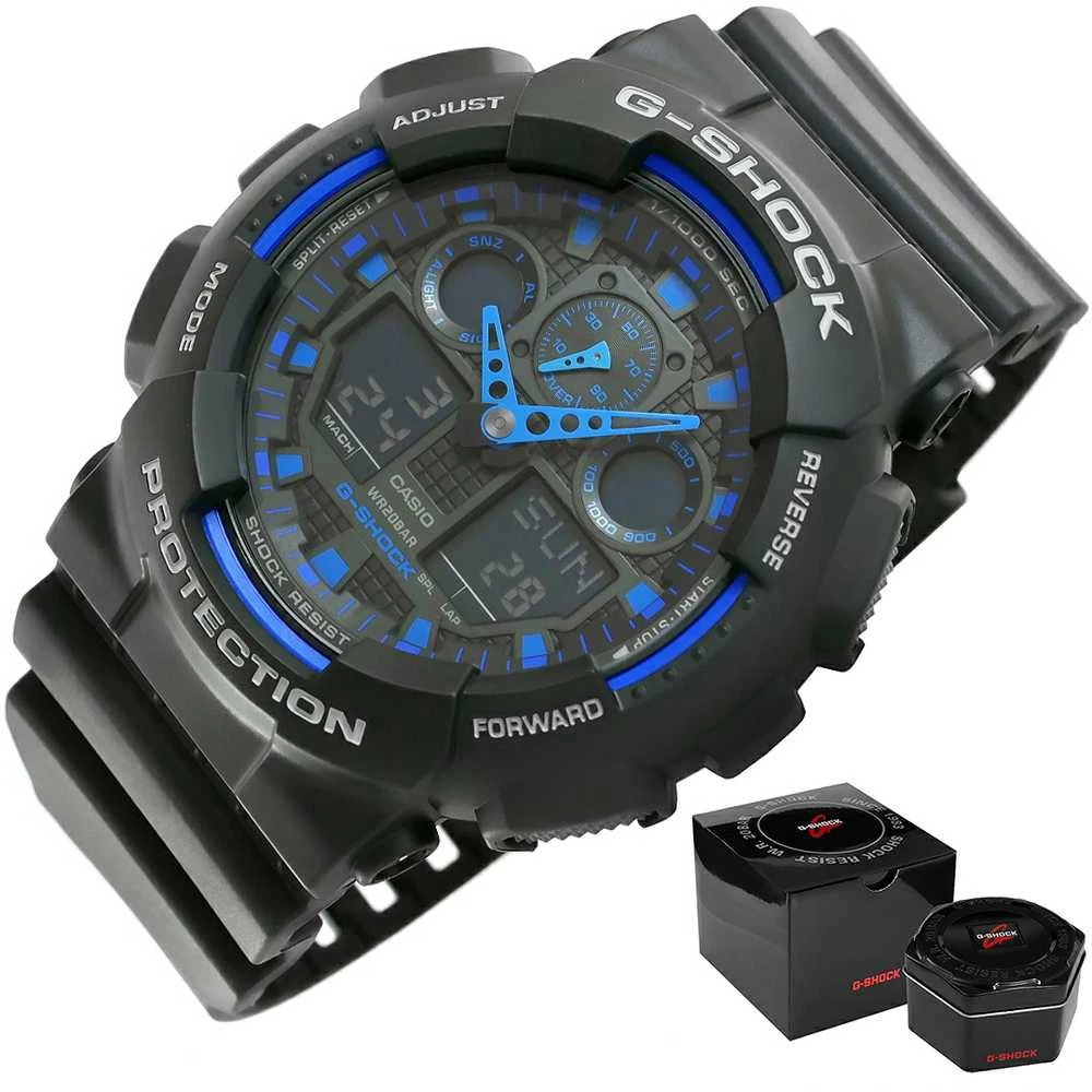VYRIŠKAS LAIKRODIS CASIO G-SHOCK GA-100-1A2ER (zd135b)