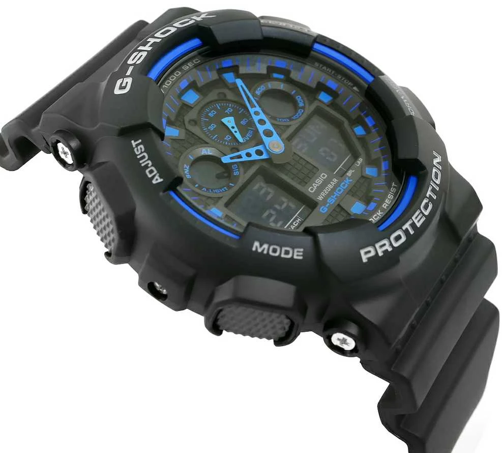 VYRIŠKAS LAIKRODIS CASIO G-SHOCK GA-100-1A2ER (zd135b)