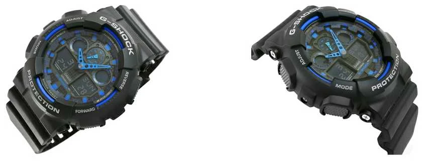 VYRIŠKAS LAIKRODIS CASIO G-SHOCK GA-100-1A2ER (zd135b)