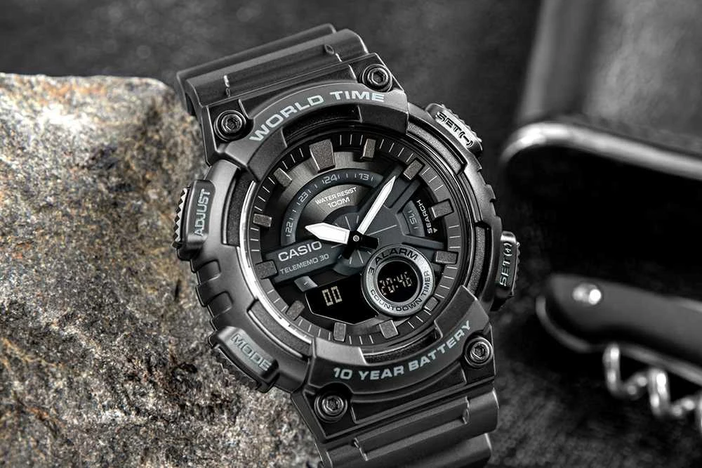Laikrodis Casio Sport AEQ-110W-1BVEF + BOX